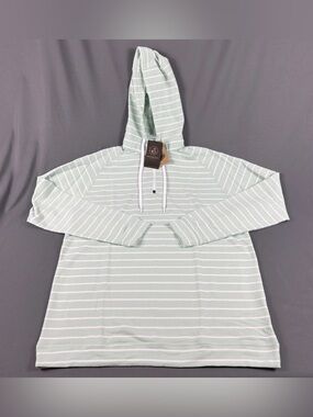 Swannies Golf Hoodie Dalton Striped XL Surf Spray Cotton Polyester NWT MSRP $119